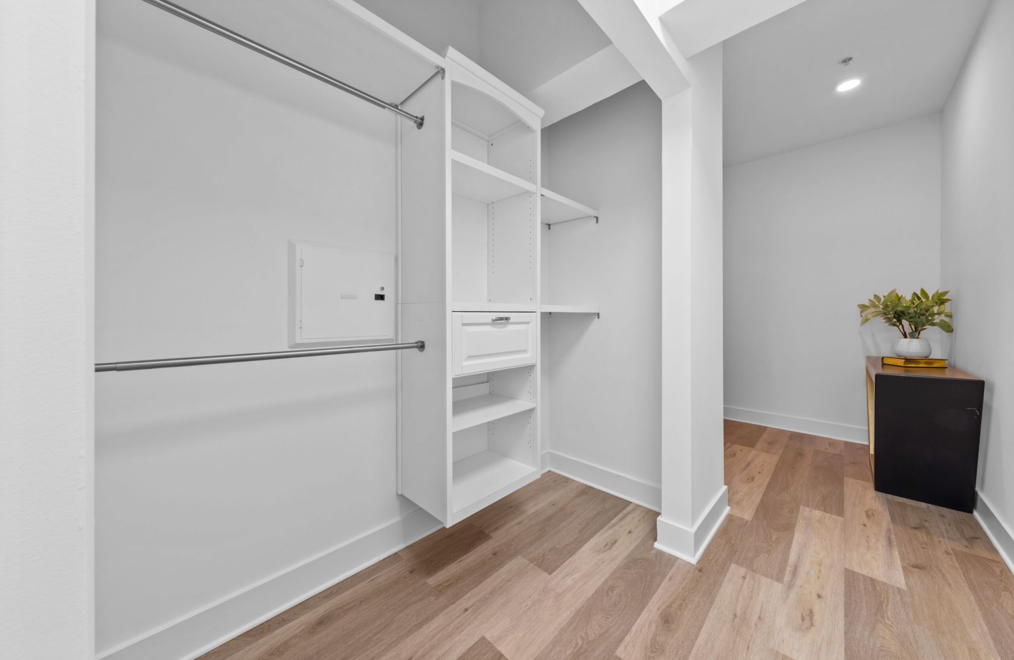 The Vue Charlotte apartment interior large walk-in closet