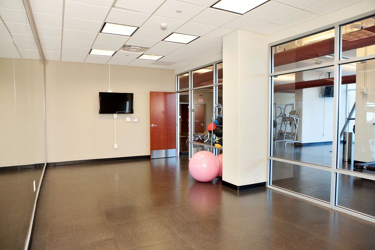 The Vue Charlotte Yoga & Stretching Room